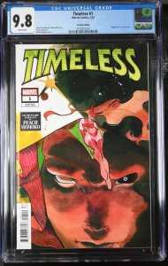 Timeless #1 CGC 9.8 1st James Stark Iron Man MoMoKo Nightmare Var Marvel 2023