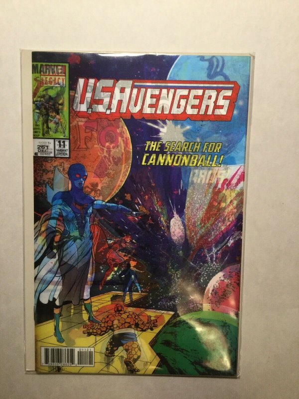 U.S. Avengers 11 Near Mint Nm Ward Lenticular Variant Marvel