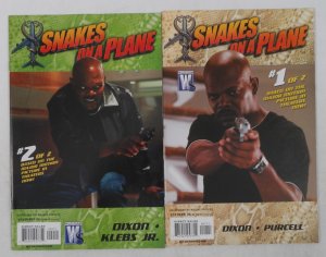 Snakes on a Plane #1-2 VF/NM full set Samuel L. Jackson photo ; Wildstorm (AB86)