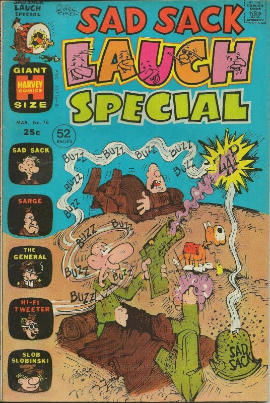 Sad Sack Laugh Special #76 ORIGINAL Vintage 1974 Harvey Comics   