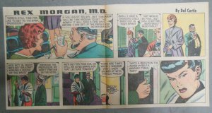 (22) Rex Morgan MD Sunday Pages by Dal Curtis 1966 Thirds: 7.5 x 15 in