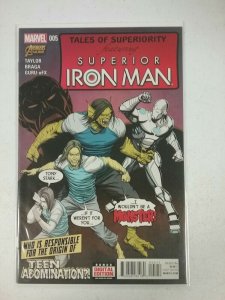 Superior Iron Man #5  2015 Marvel comic NW31