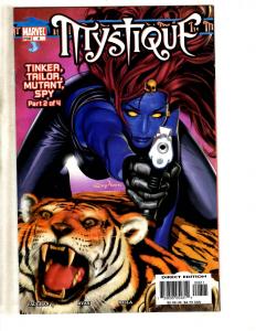 Lot Of 3 Mystique Marvel Comic Books # 6 7 8 X-Men Wolverine Magneto Storm CR41