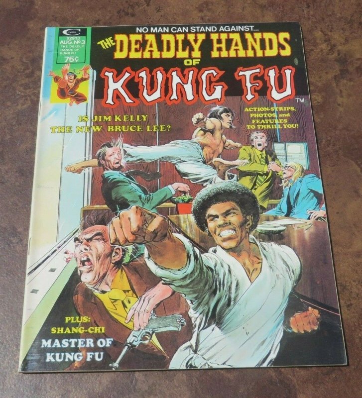 The Deadly Hands of Kung Fu #3 VF High Grade Bruce Lee Shang Chi Neal Adams Art