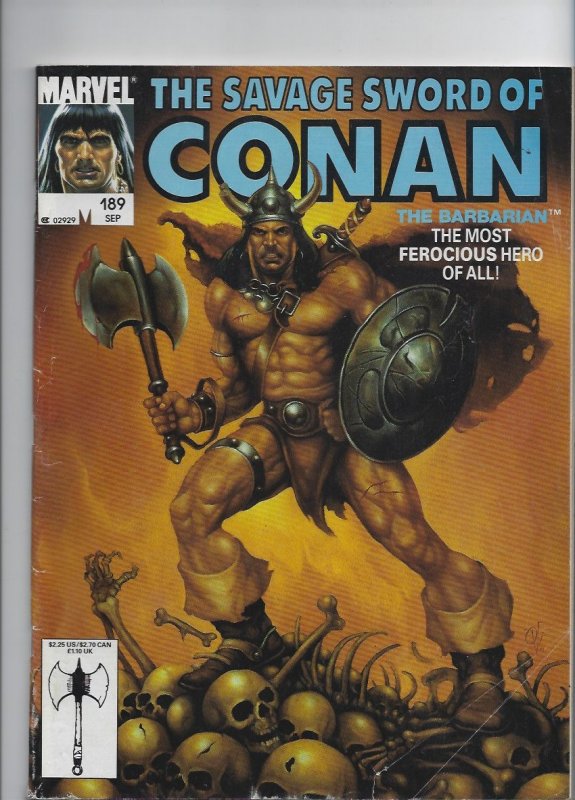 The Savage Sword of Conan #189 (1991)