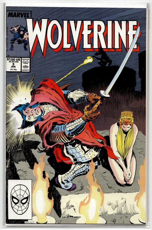 Wolverine #3 (1989) Wolverine