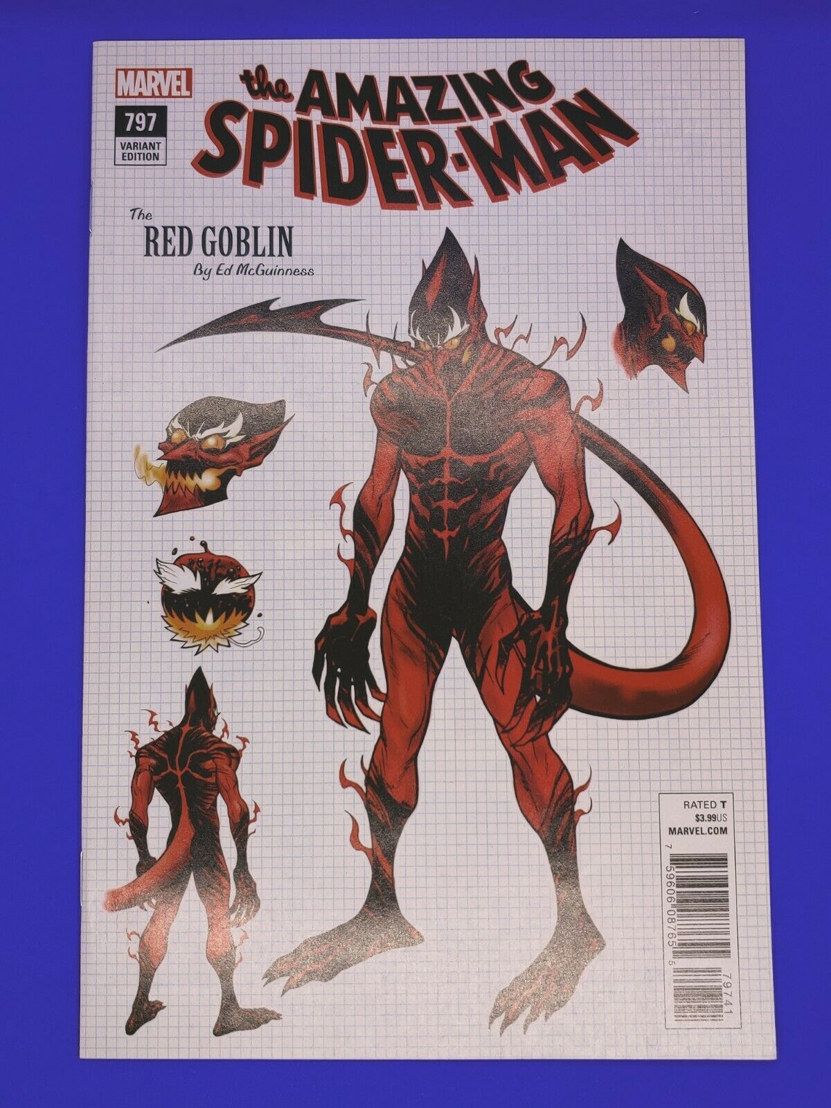 AMAZING SPIDER-MAN #797 3RD PTG UNKNOWN COMIC BOOKS VIRGIN VAR 6/13/2018 main image 0