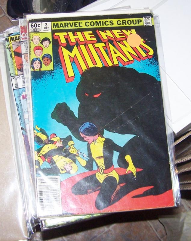 NEW MUTANTS  # 3 1983  marvel CANNONBALL  KARMA WOLFSBANE XIAN SUNSPOT PSYCHE