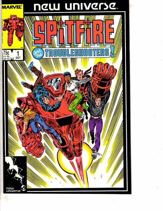 Lot Of 2 Comic Books Marvel Worlds Unknown #3 and Spitfire #1  WT21