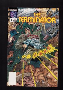 Terminator #2 - INTERIOR PAGE SIGNED BY THOMAS TENNEY! (9.0) 1988