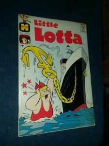 LITTLE LOTTA #32 Harvey Comics 1960 silver age classic ship anchor cover girl