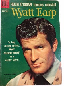 WYATT EARP 8 (September 1959 DELL) Russ Manning, Hugh O'Brian VG photo cover