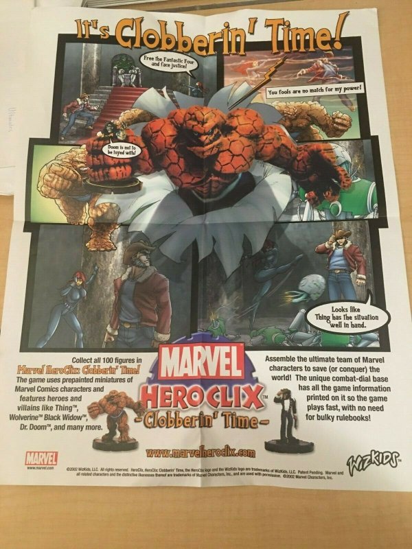 8 Marvel Heroclix Setlist Checklist Posters Infinity Challenge Critical + MFT4