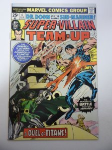 Super-Villain Team-Up #4 (1976) FN/VF Condition MVS Intact