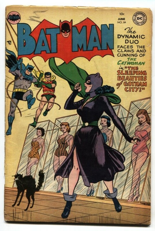 BATMAN #84-1954-DC COMICS-CATWOMAN-RCMP TEXT STORY-G+ 