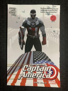 2017 CAPTAIN AMERICA Sam Wilson v.3 Civil War II SC TPB VF- 7.5 1st Marvel