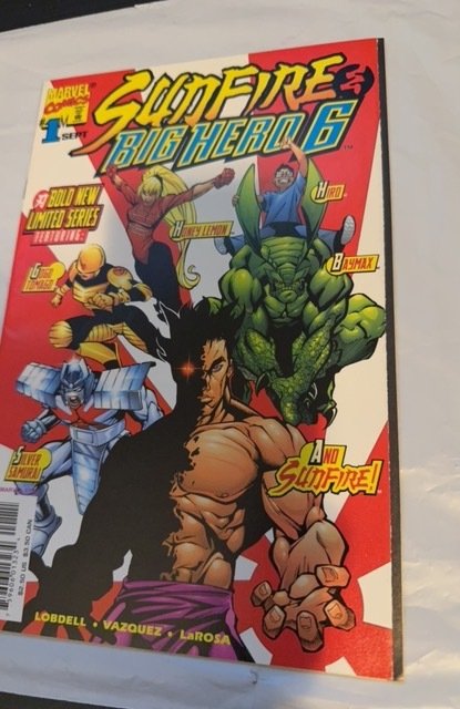 Sunfire & Big Hero 6 #1 (1998) first app of BayMax and team