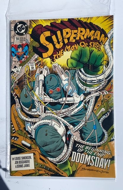 Superman: The Man of Steel #18 Fourth Printing Variant (1992)