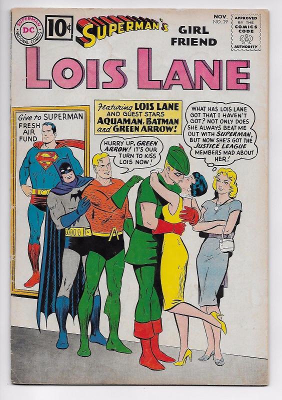 Superman's Girlfriend Lois Lane #29 - Batman / Green Arrow (DC, 1961) - VG