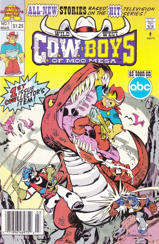 Wild West C.O.W.-Boys of Moo Mesa, The #1 (Newsstand) VF ; Archie