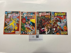 4 Team Titans DC Comics Books # 2 3 4 5 Wolfman 34 MS7