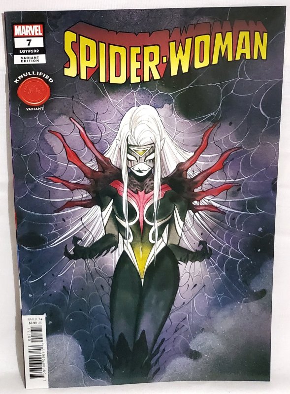 Spider-Woman #7 Peach MoMoKo Knullified Variant Cover (Marvel 2021)