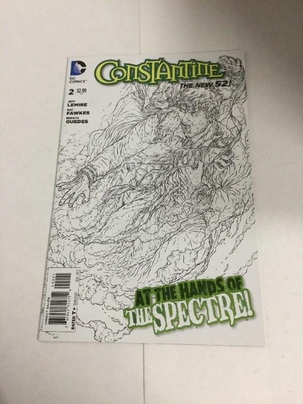 Constantine 2 Sketch Variant Nm Near Mint DC Comics New 52