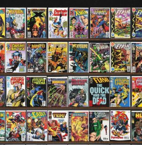 Huge Lot 150+ Comics with The Flash, Wolverine, Captain America & More!