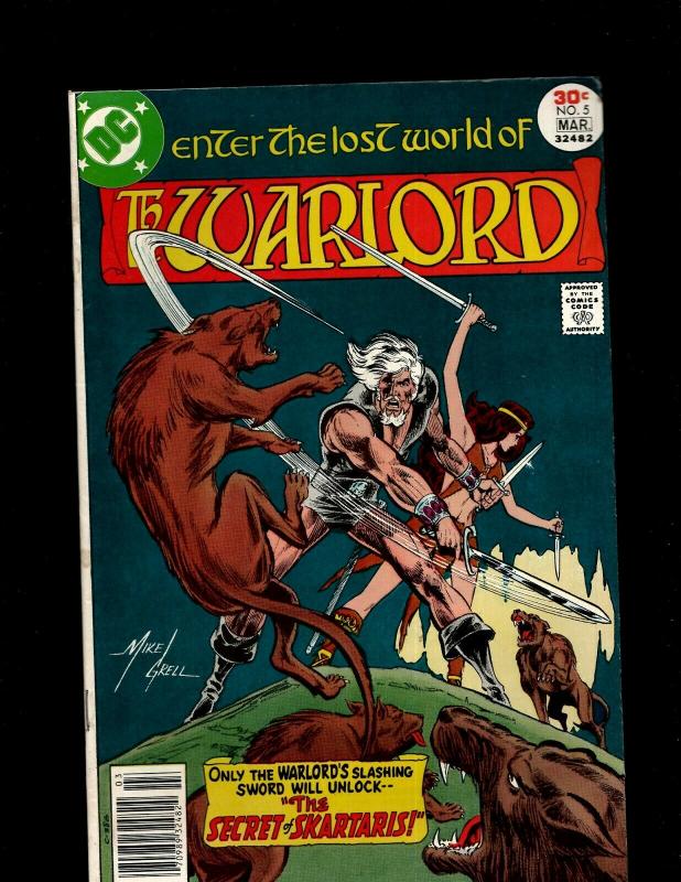 9 The Warlord DC Comic Books #2 3 4 5 6 7 8 9 10 JF12