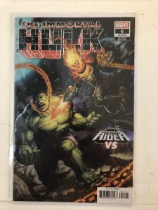 Immortal Hulk 6 Brent Schoonover Cosmic Ghost Rider VS Variant Marvel Comic 2018