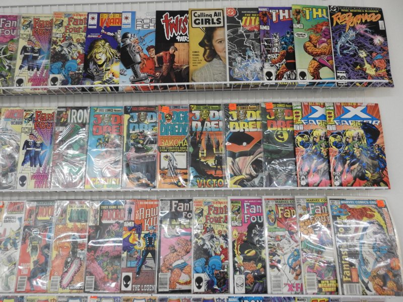 Huge Lot 160+ Comics W/ Fantastic Four, Iron Man, Thor + Avg VF- Condition!