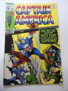 Captain America #123 (1970) FN Condition