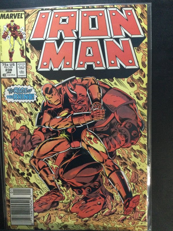 Iron Man #238 Newsstand Edition (1989)