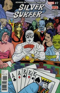 Silver Surfer (7th Series) #7 VF/NM ; Marvel | Poker Cover - Dan Slott