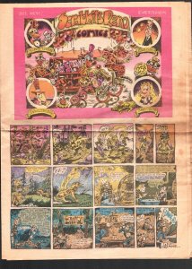 Scrabbits #1 1977-1st issue-Newspaper format-Art by Kennedy-Romero-Peterson-H...