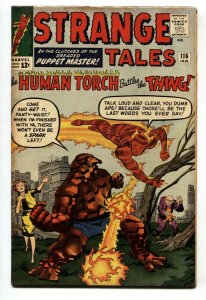 STRANGE TALES #116 comic book 1963 1ST THING crossover