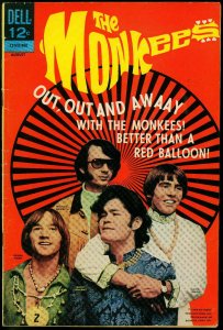 The Monkees #14 1968- Dell TV comic- David Jones photo cover VG-