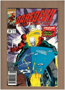 Daredevil #295 Newsstand Marvel Comics 1991 GHOST RIDER APP. VG 8.0