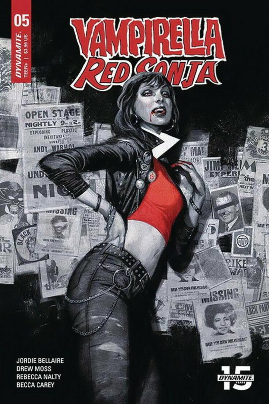 VAMPIRELLA RED SONJA (2019 DYNAMITE) #5 All 10 Covers PRESALE-01/15