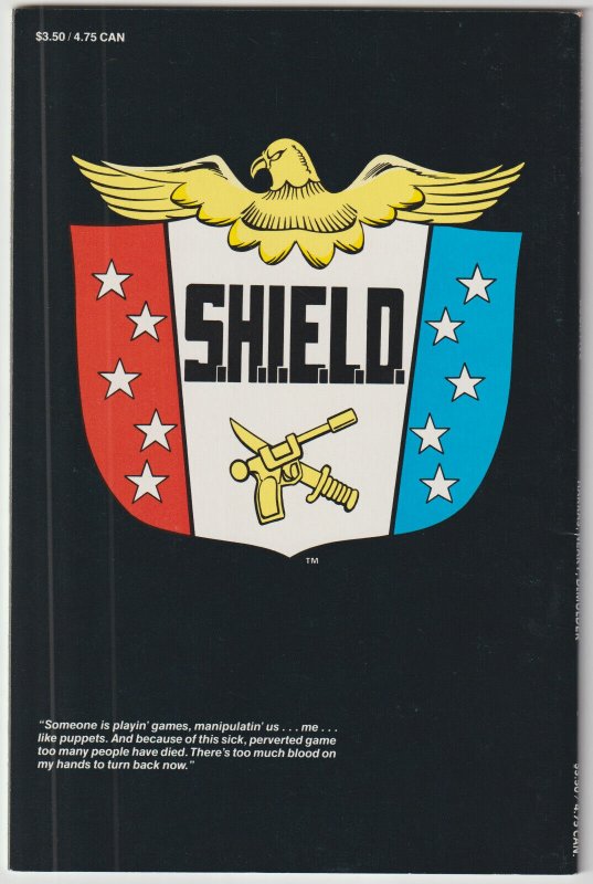 Nick Fury Vs. S.H.I.E.L.D. #5 (Oct 1988, Marvel), VFN-NM condition (9.0)