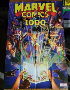 LARGE 36 x 24 Marvel Comics #1000 Promo Poster 2019 Spider-Man X-Men Thanos