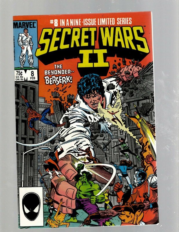 12 Comics Secret Wars II 1 2 3 4 5 6 7 8 9 Shadowmasters 1 1 Spider-Man 1 SB1