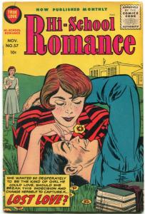 Hi-School Romance #57 1956- Harvey comics- Bob Powell art VG