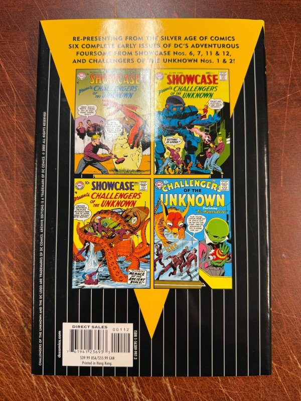 Challengers Of The Unknown Archive Editions Vol. #1 Hardcover Comic Book 30 J235
