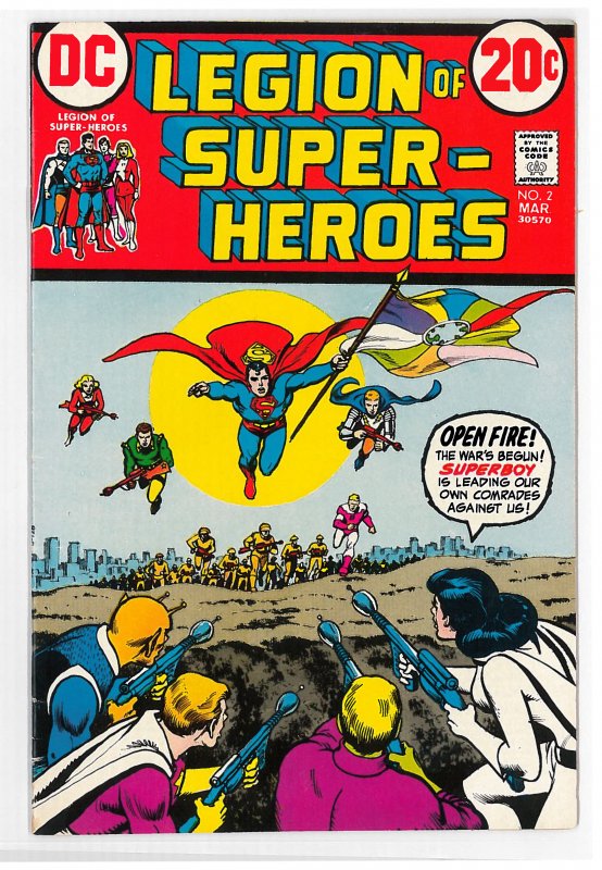 Legion of Super-Heroes (1973 1st series) #1-4 FN to VF+, complete series