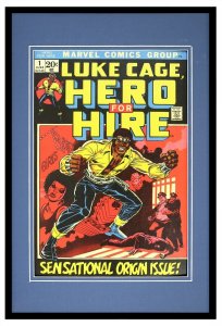 Luke Cage #1 Marvel Framed 12x18 Official Repro Cover Display