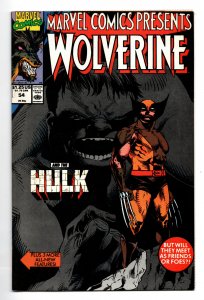 MARVEL COMICS PRESENTS #54 (1990) DAVID ROSS | DIRECT EDITION | COPPER AGE