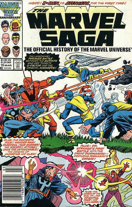 MARVEL SAGA (1985 Series) #16 NEWSSTAND Near Mint Comics Book