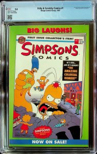 Itchy & Scratchy Comics #1 (1993) - CGC 9.8 - Cert#4371905006