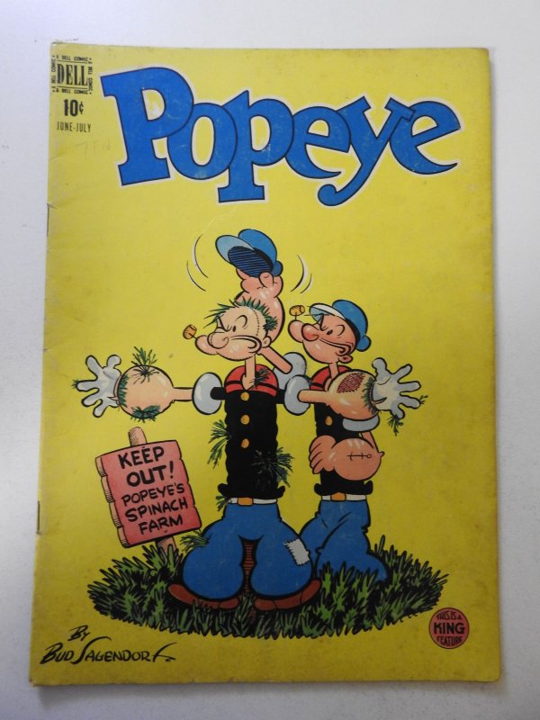 Popeye #7 (1949) VG+ Condition